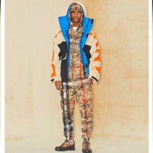 Burberry Pre Fall 2020 Parkhurst Colorblock Parka Jacket